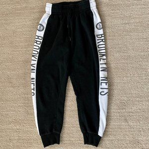 Forever 21 Brooklyn Nets black joggers